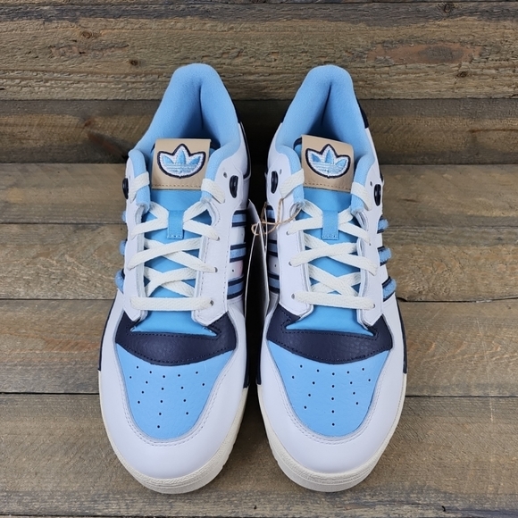 adidas Originals Men's Rivalry Low 86 Shoes White/Shadow Blue/Navy NIB - Picture 5 of 12